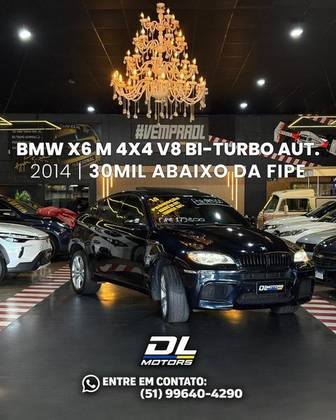 BMW X6 4.4 M SPORT 4X4 COUPÉ V8 32V BI-TURBO GASOLINA 4P AUTOMÁTICO BMW X6 4.4 M SPORT 4X4 COUPÉ V8 32V BI-TURBO GASOLINA 4P AUTOMÁTICO